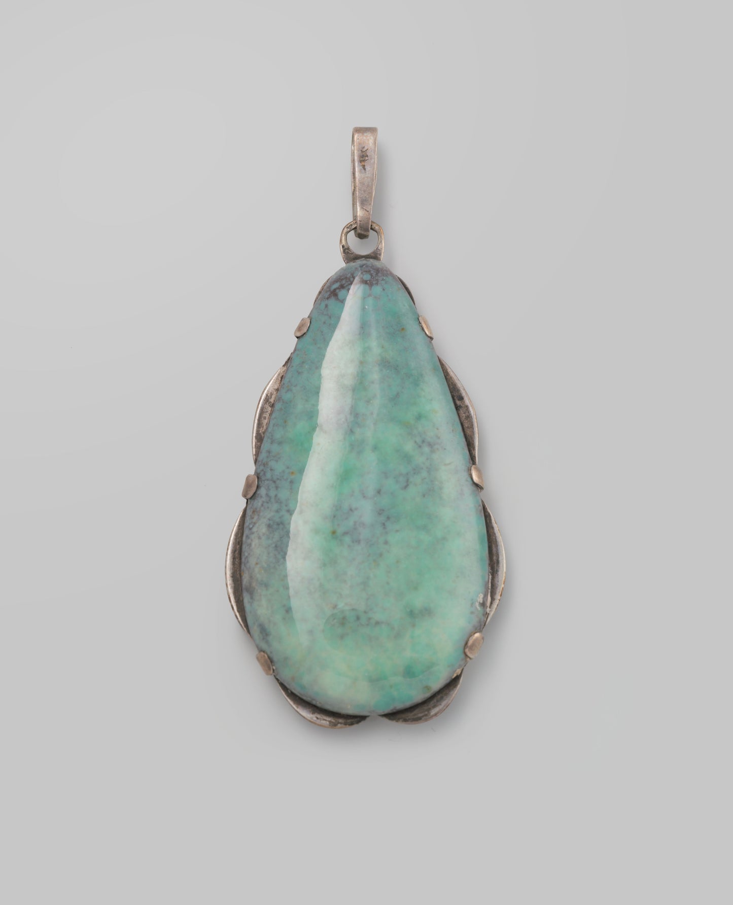 Opal Pendant, Teardrop, w15mm x h30mm