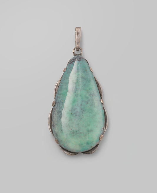 Opal Pendant, Teardrop, w15mm x h30mm